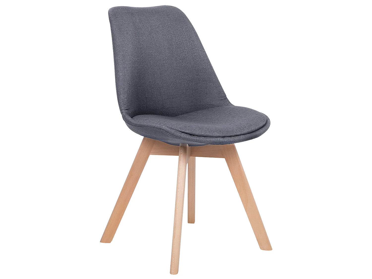 Lot de 2 chaises de salle à manger DAKOTA II Gris graphite