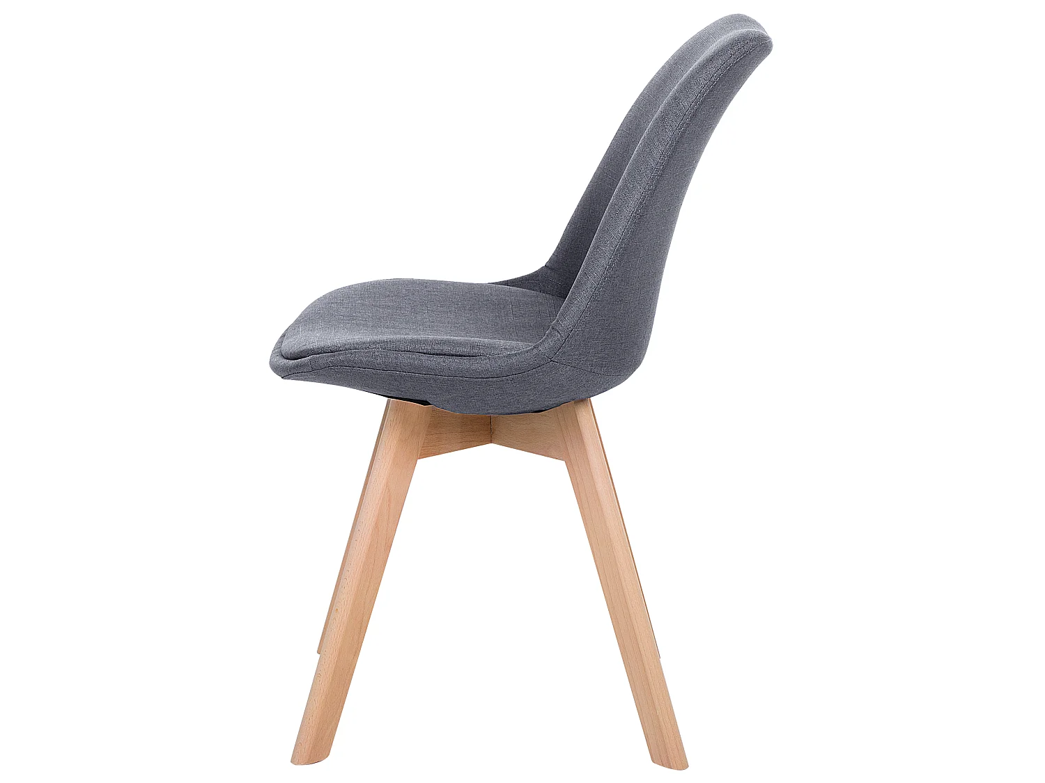 Lot de 2 chaises de salle à manger DAKOTA II Gris graphite