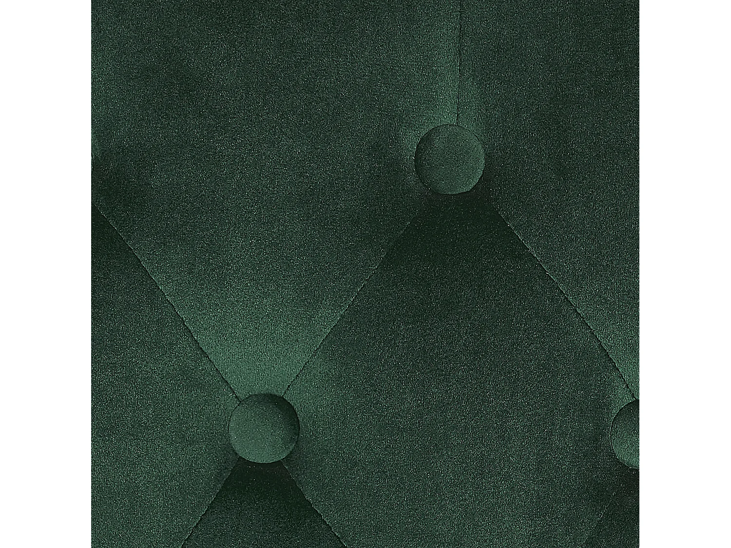 Cadeira de refeição VELVA II Conjunto de 2 Veludo Verde escuro