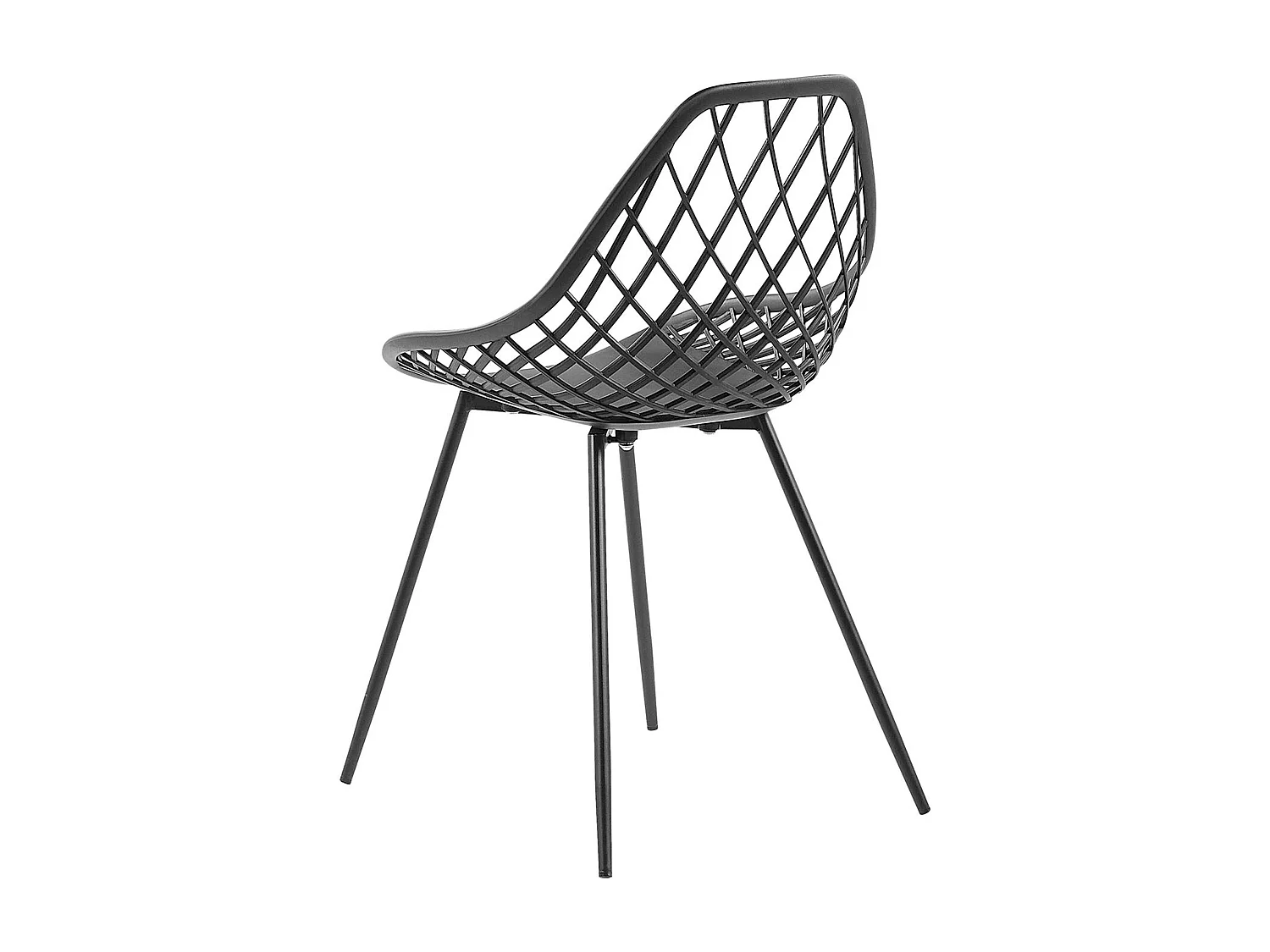 Lot de 2 chaises de salle à manger CANTON Noir