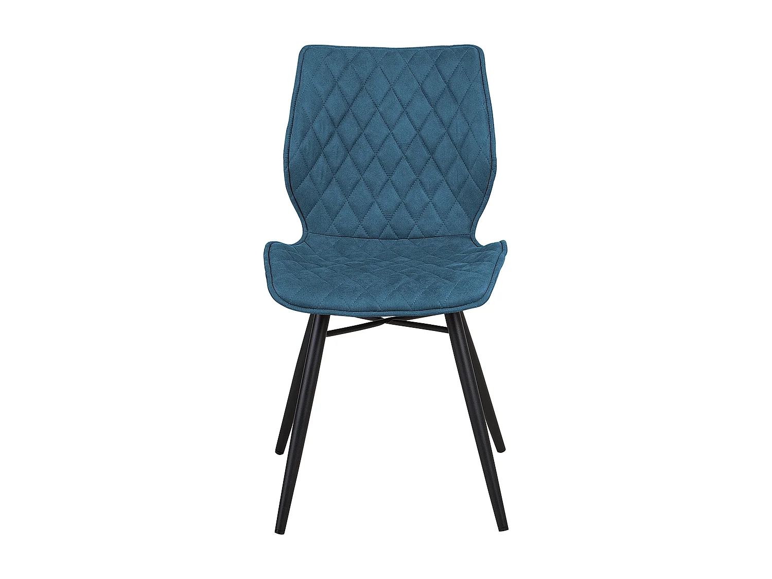 Lot de 2 chaises de salle à manger LISLE Bleu azur