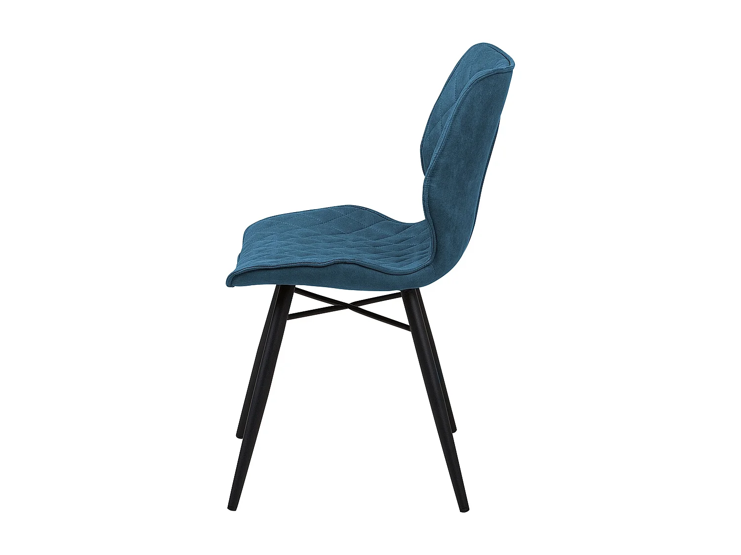 Lot de 2 chaises de salle à manger LISLE Bleu azur
