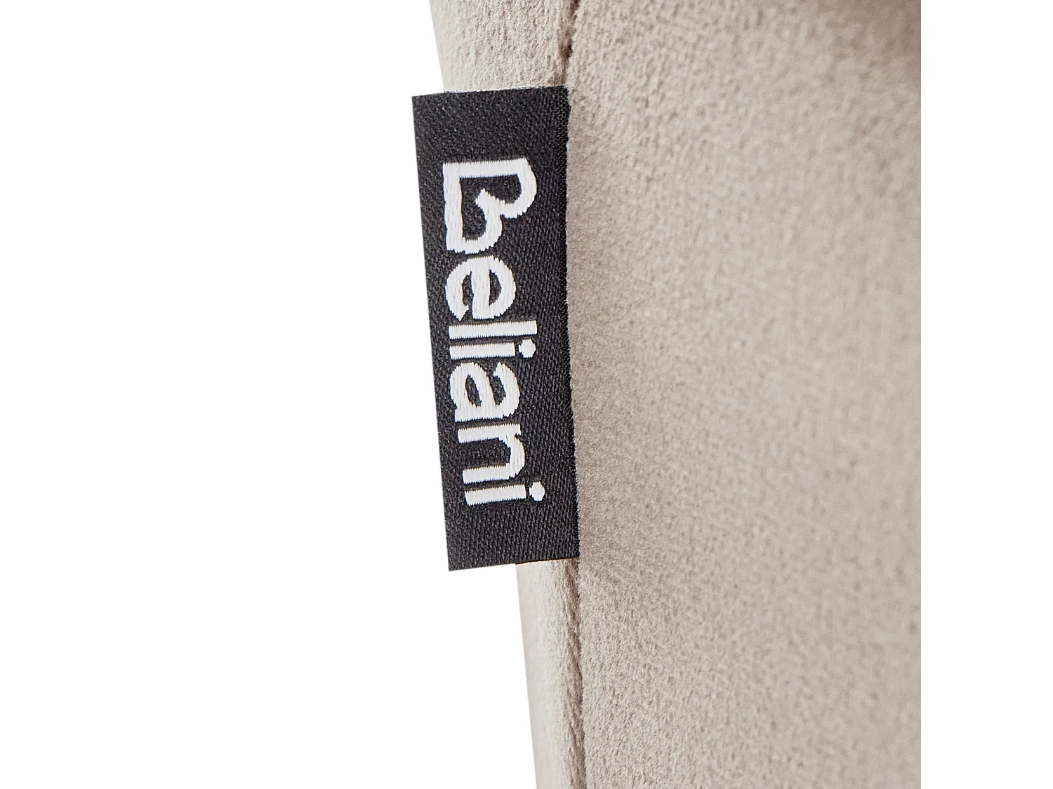 Lot de 2 chaises de salle à manger JASMIN Velours Taupe