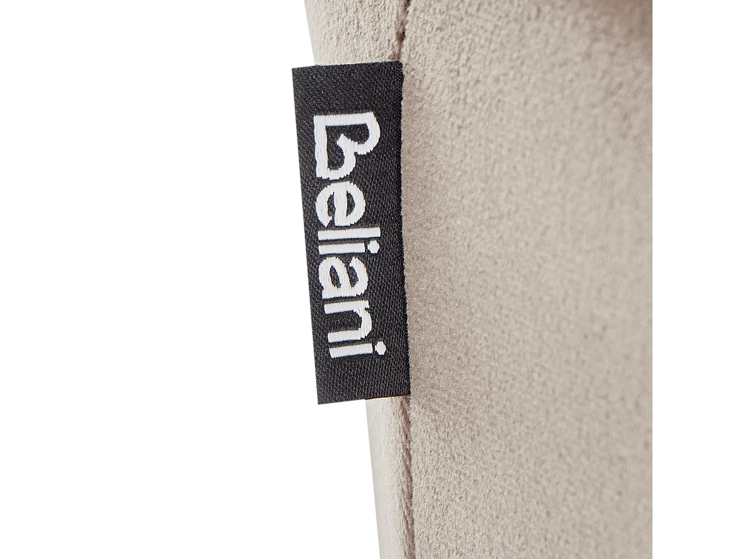 Set di 2 sedie da pranzo JASMIN Velluto Tortora