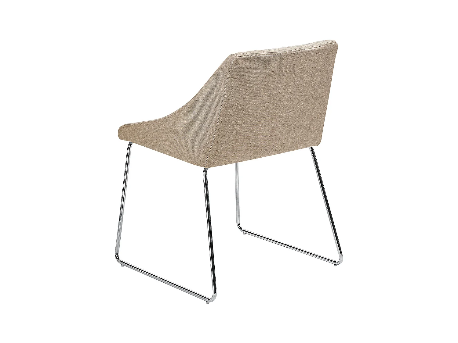 Eetkamerstoel Set van 2 Stof Beige ARCATA