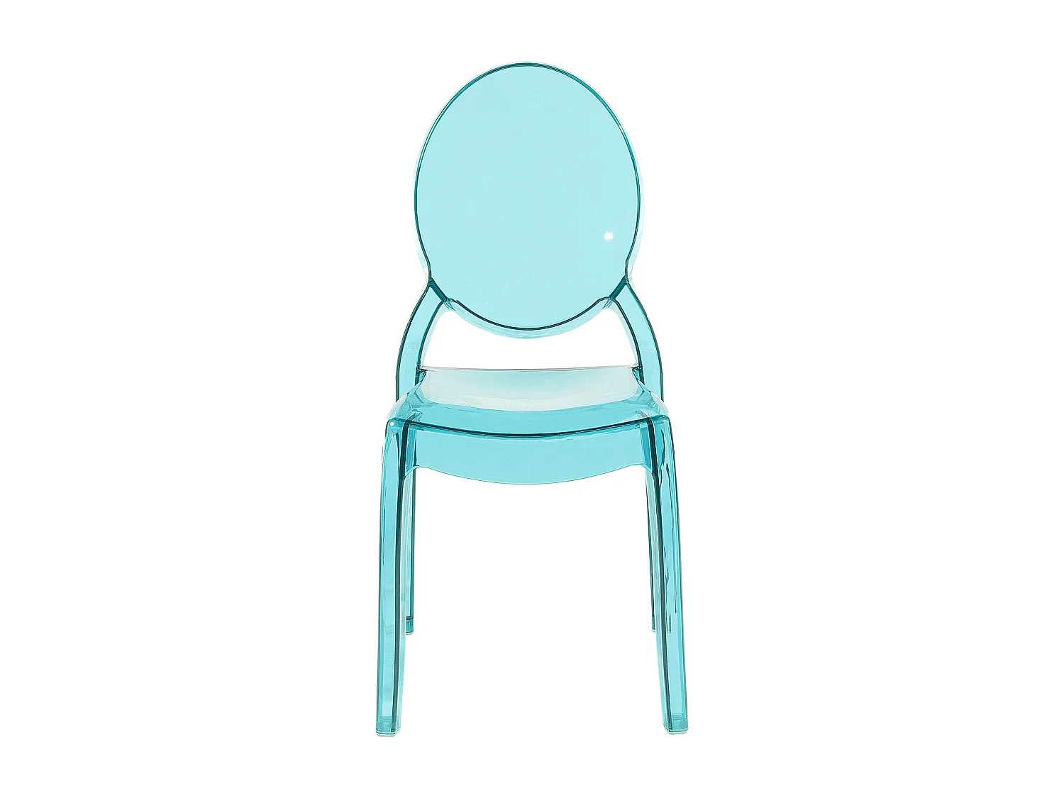 Lot de 4 chaises de salle à manger MERTON Bleu