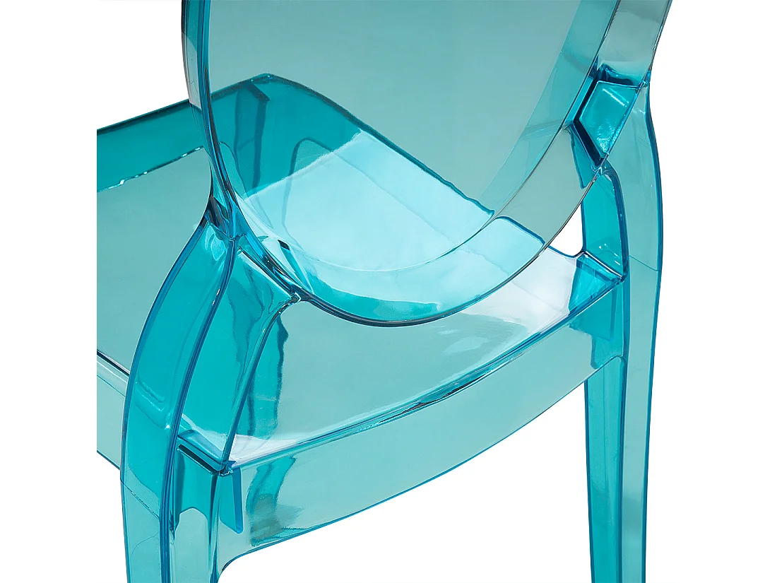 Lot de 4 chaises de salle à manger MERTON Bleu