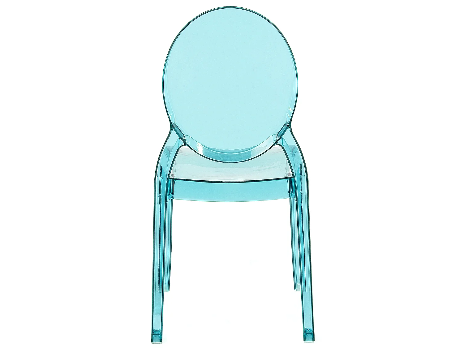 Lot de 4 chaises de salle à manger MERTON Bleu