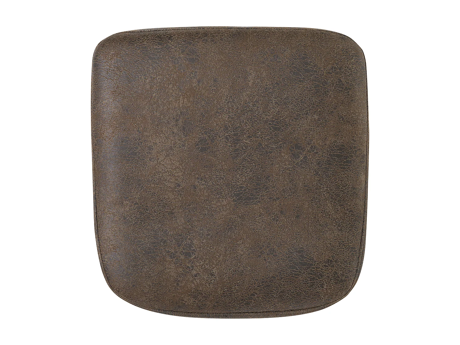 Chaise de salle à manger YORKVILLE Cuir PU Marron foncé