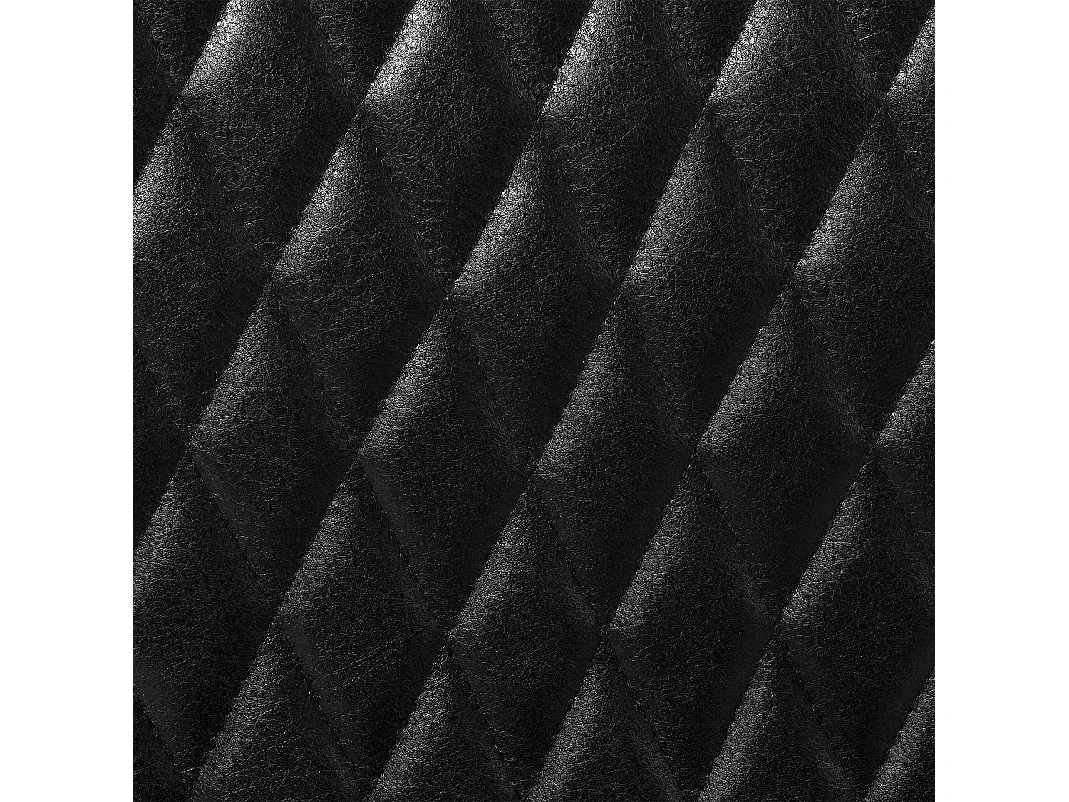 Set van 2 eetkamerstoelen MONTANA Kunstleer Zwart