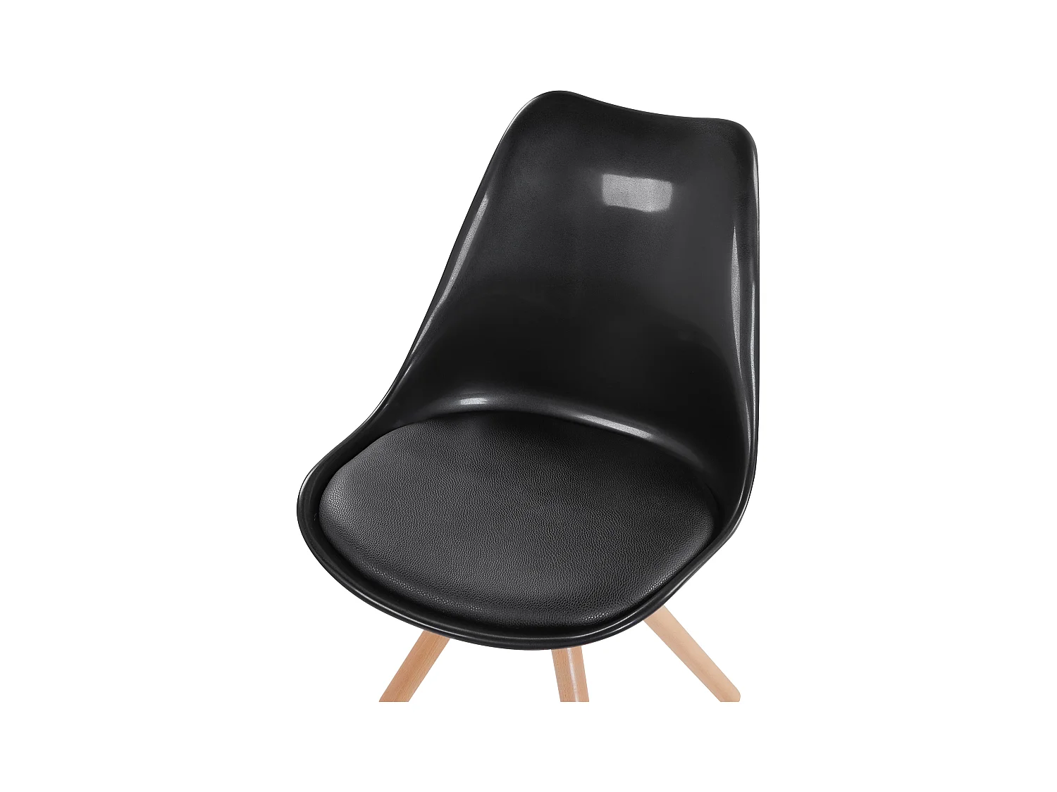 Esszimmerstuhl 2er Set DAKOTA Schwarz