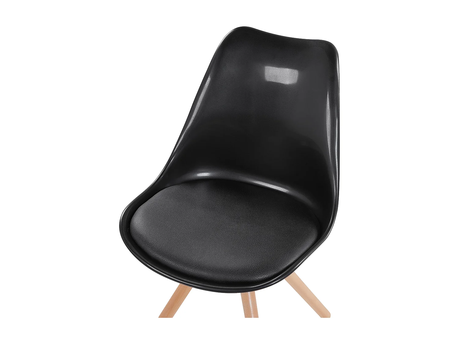 Lot de 2 chaises de salle à manger DAKOTA Noir