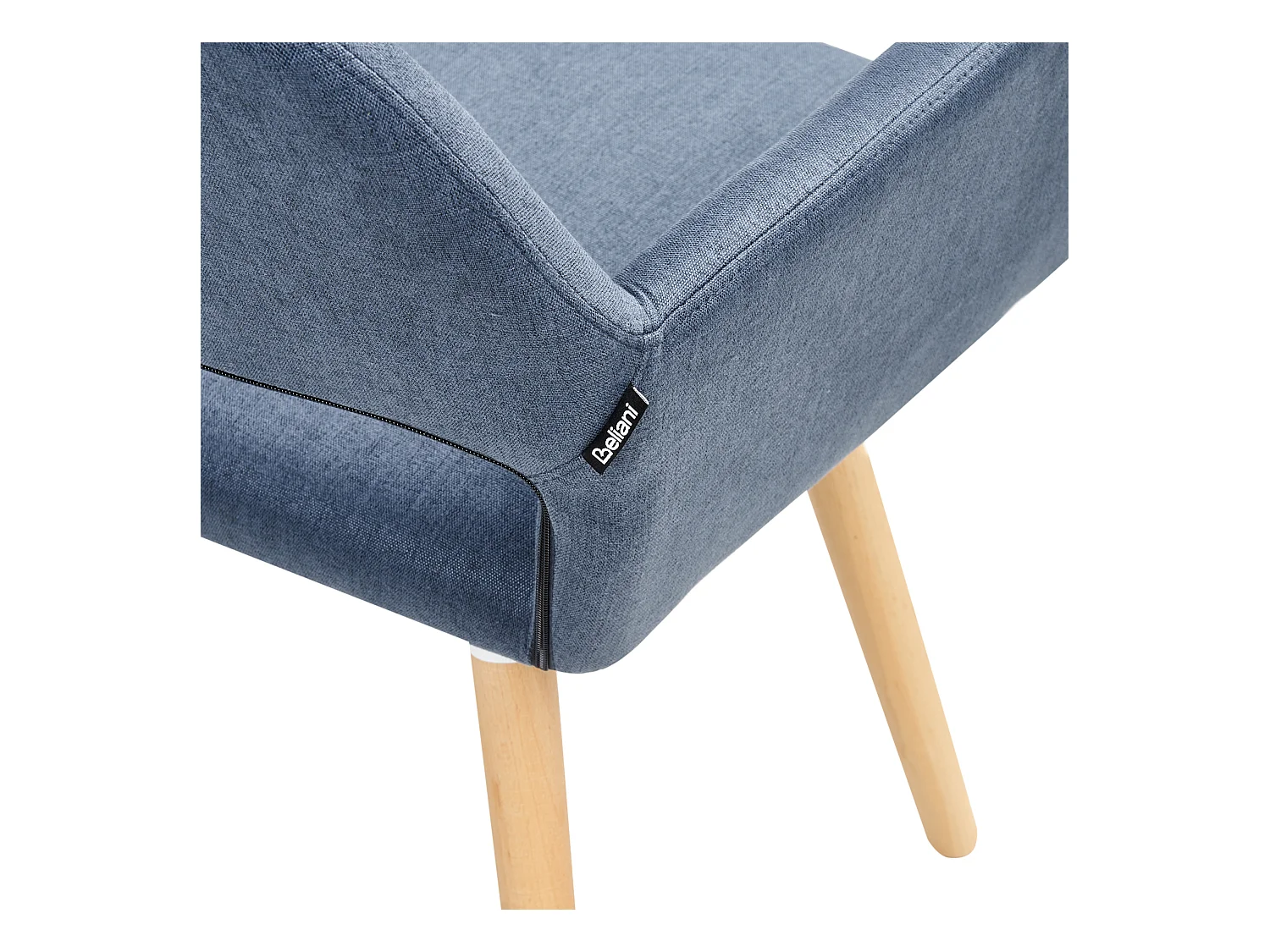 Zestaw 2 krzeseł do jadalni CHICAGO Granatowy