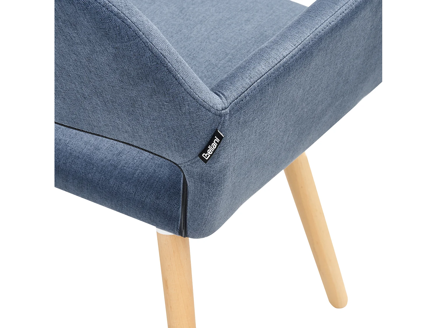 Zestaw 2 krzeseł do jadalni CHICAGO Granatowy