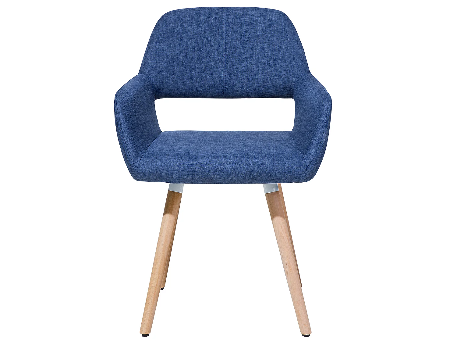 Set van 2 eetkamerstoelen CHICAGO Stof Marineblauw