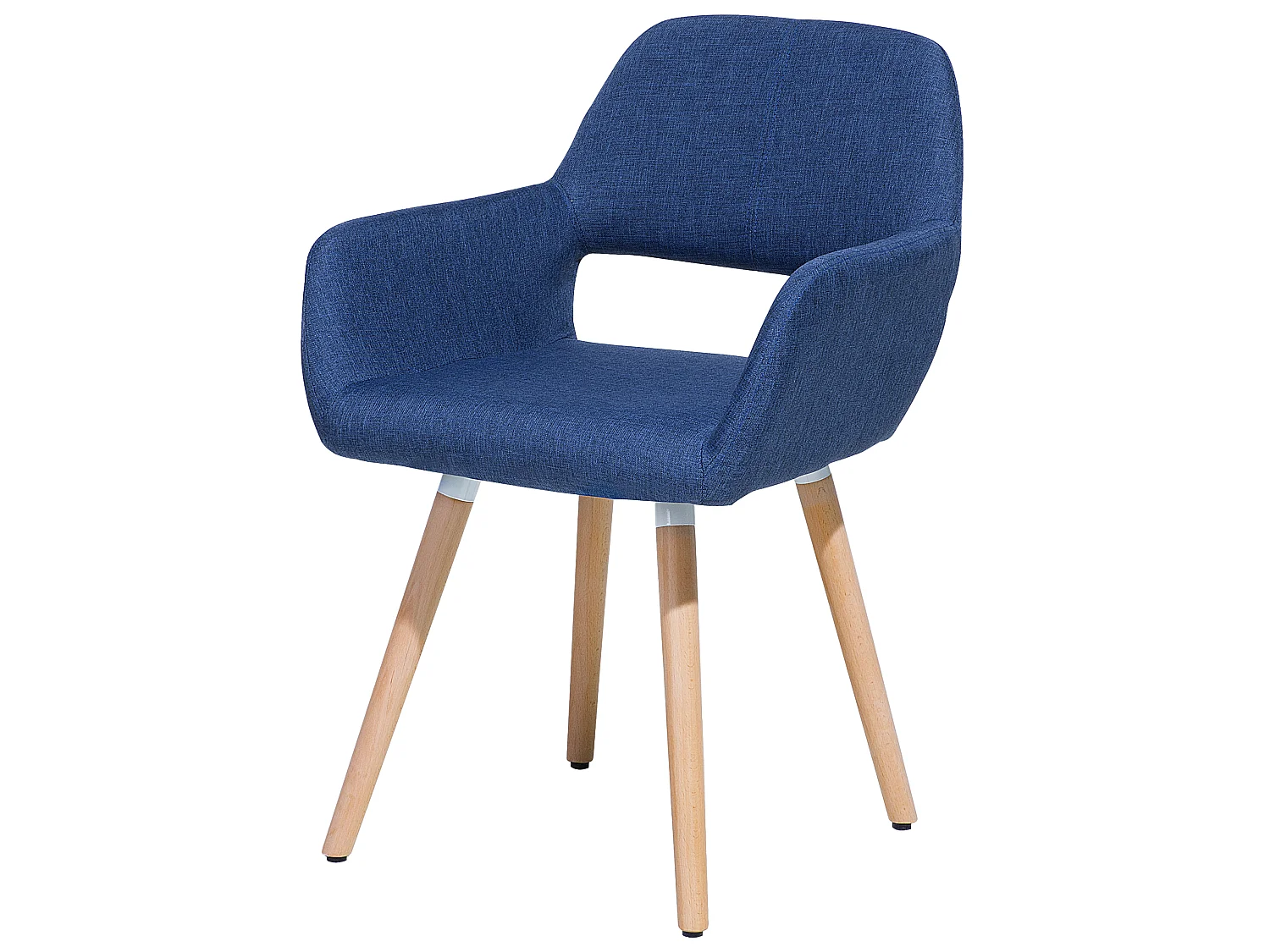 Set van 2 eetkamerstoelen CHICAGO Stof Marineblauw