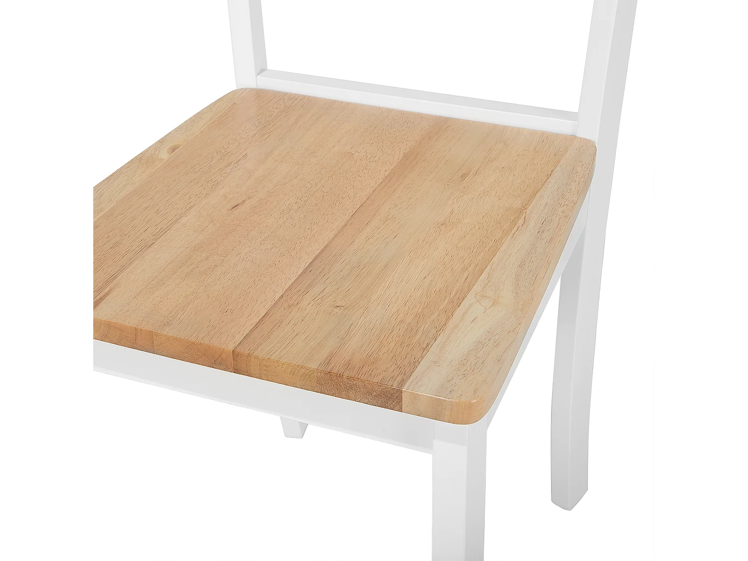 Lot de 2 chaises de salle à manger GEORGIA Bois Blanc