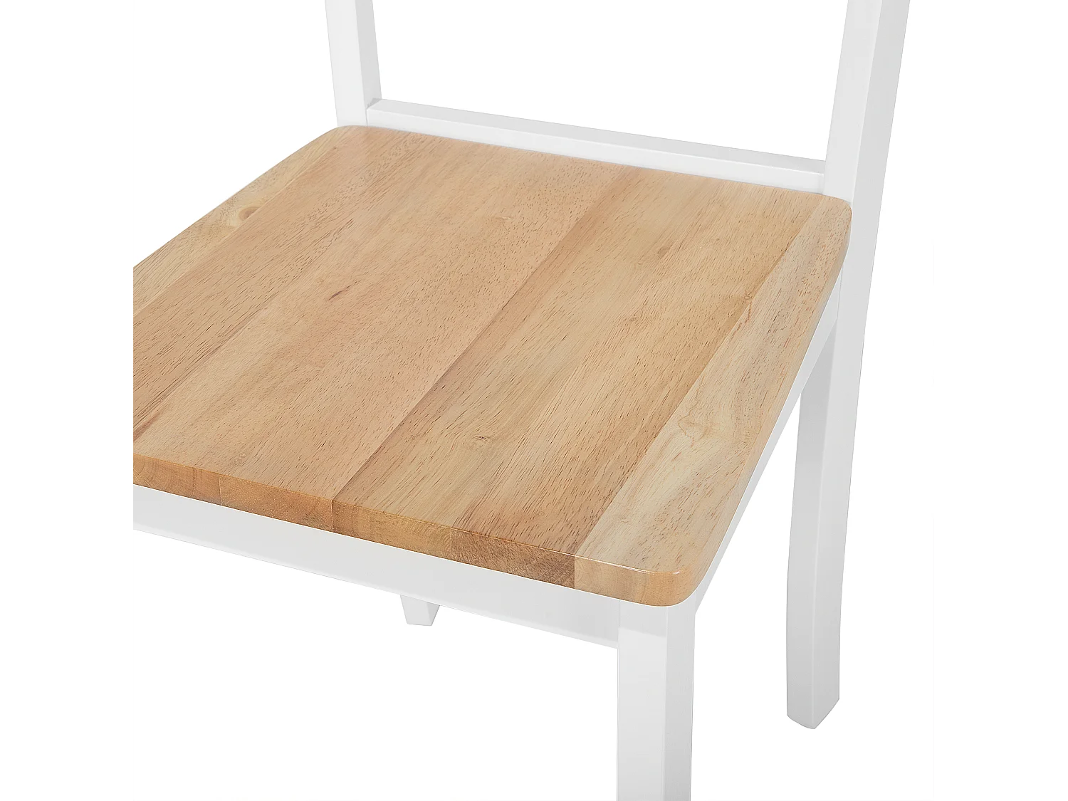 Lot de 2 chaises de salle à manger GEORGIA Bois Blanc
