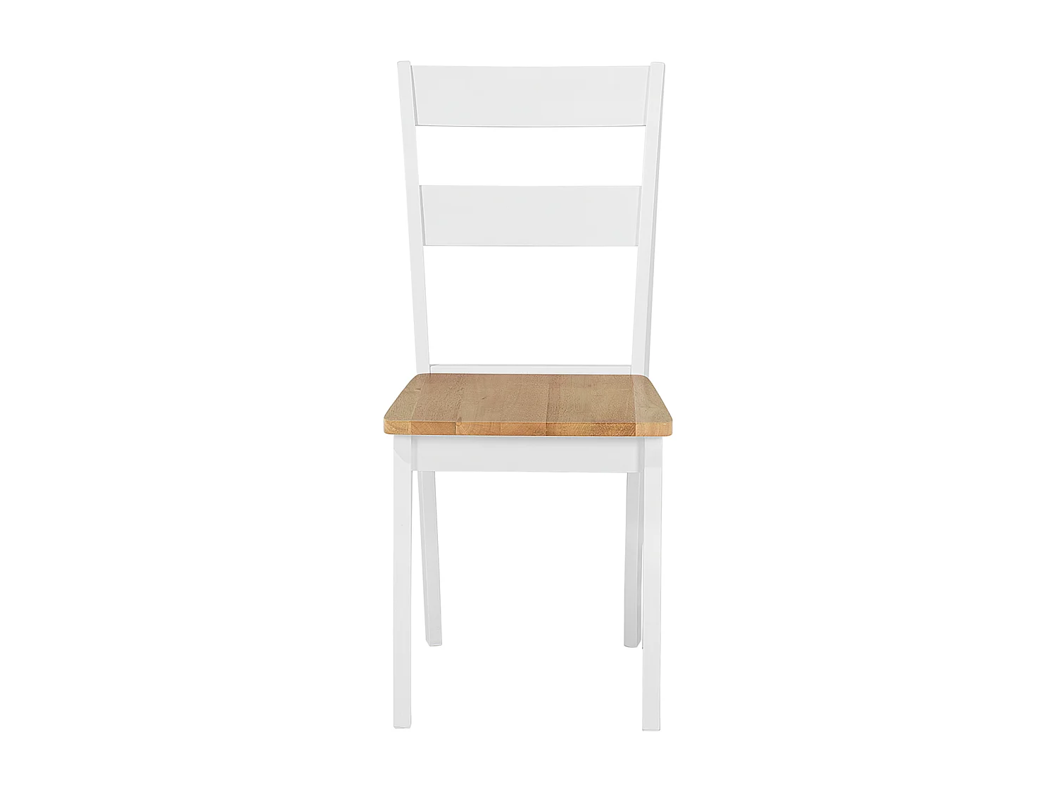 Esszimmerstuhl 2er Set GEORGIA Holz Weiss