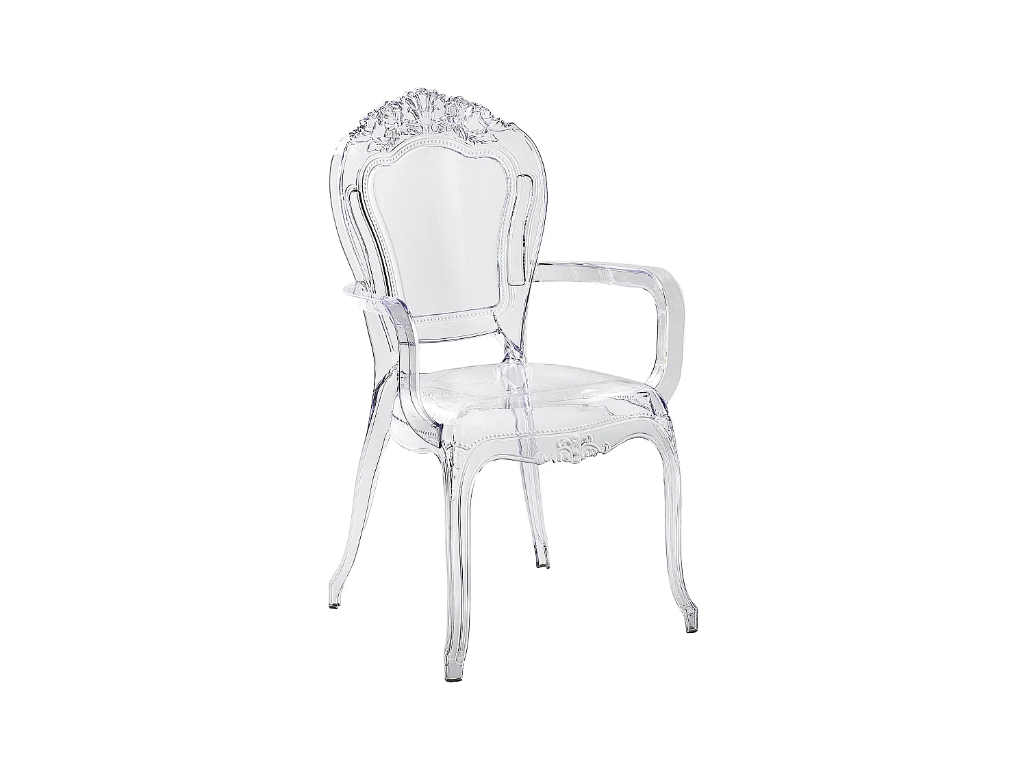 Set van 2 eetkamerstoelen VERMONT Transparant