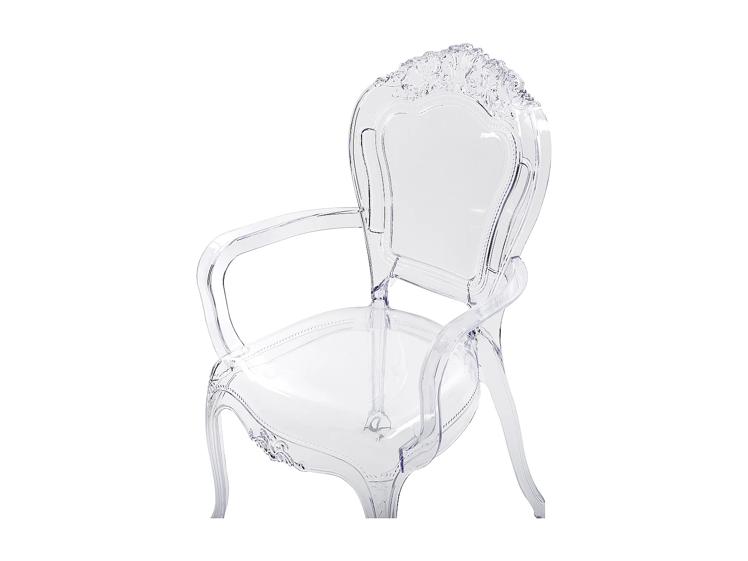 Set van 2 eetkamerstoelen VERMONT Transparant