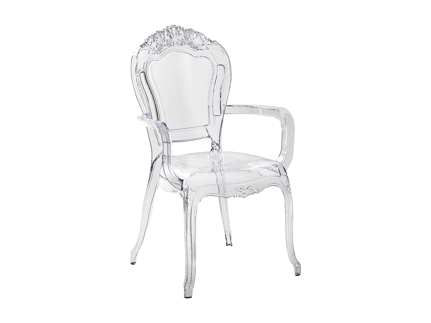 Set di 2 sedie da pranzo VERMONT Trasparente