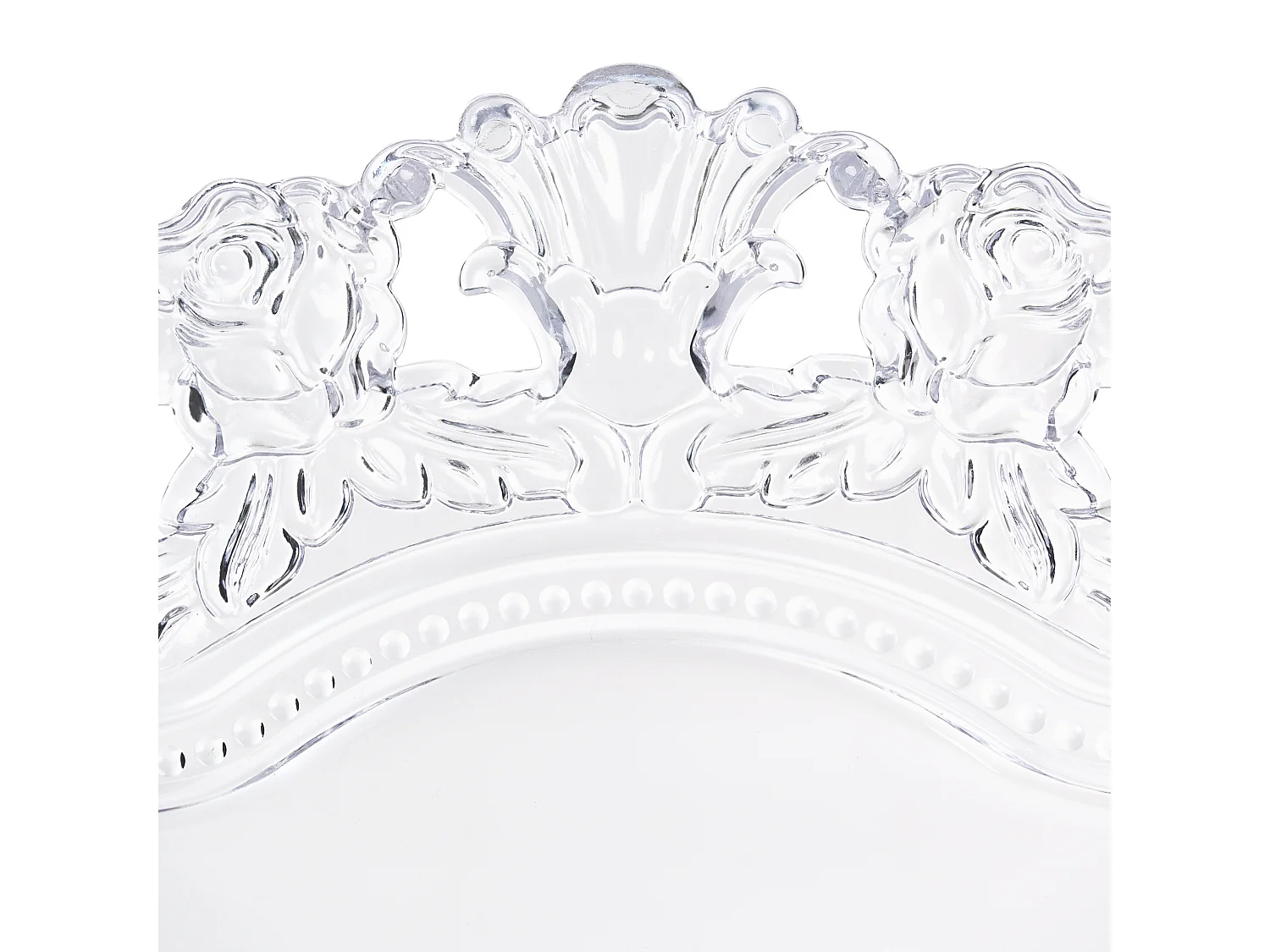 Lot de 2 chaises de salle à manger VERMONT Transparent