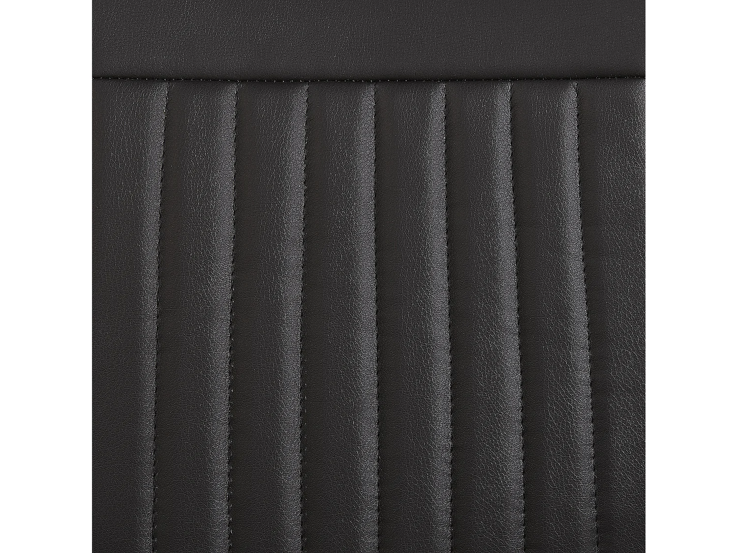 Lot de 2 chaises de salle à manger BRANDOL Cuir PU Noir