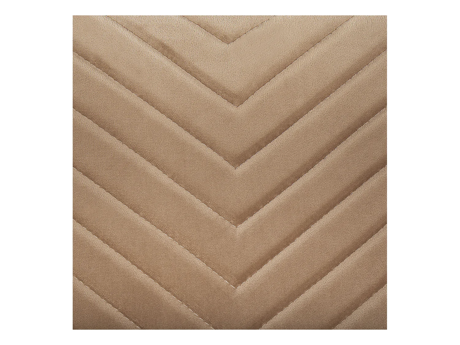 Moderner Freischwinger Stuhl 2er Set Beige Samtstoff Metallgestell Altoona