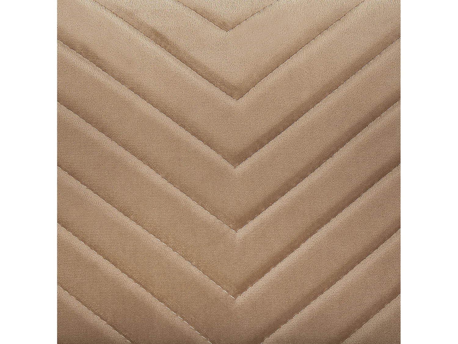 Set van 2 eetkamerstoelen ALTOONA Fluweel Beige