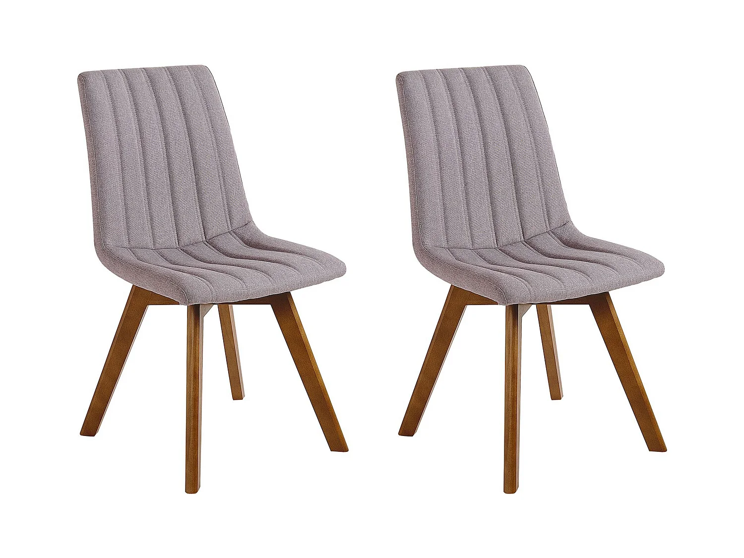 Conjunto de 2 cadeiras de jantar CALGARY Taupe