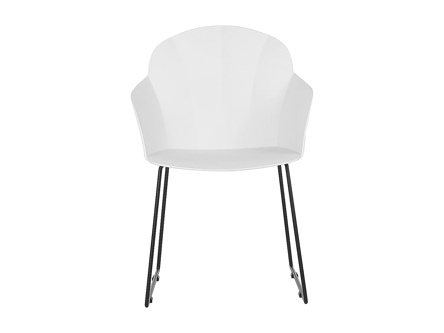 Lot de 2 chaises de salle à manger SYLVA Blanc