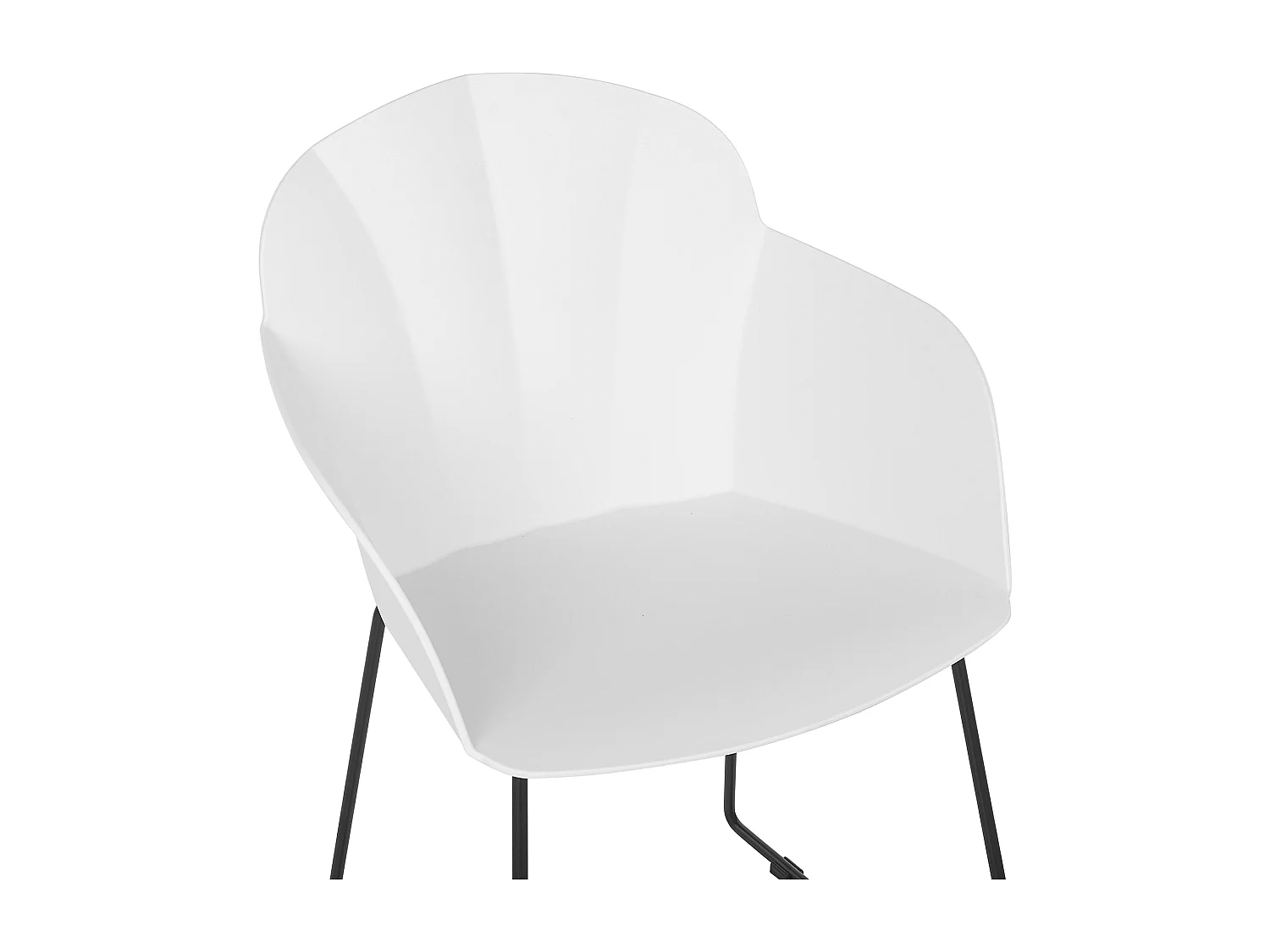 Lot de 2 chaises de salle à manger SYLVA Blanc