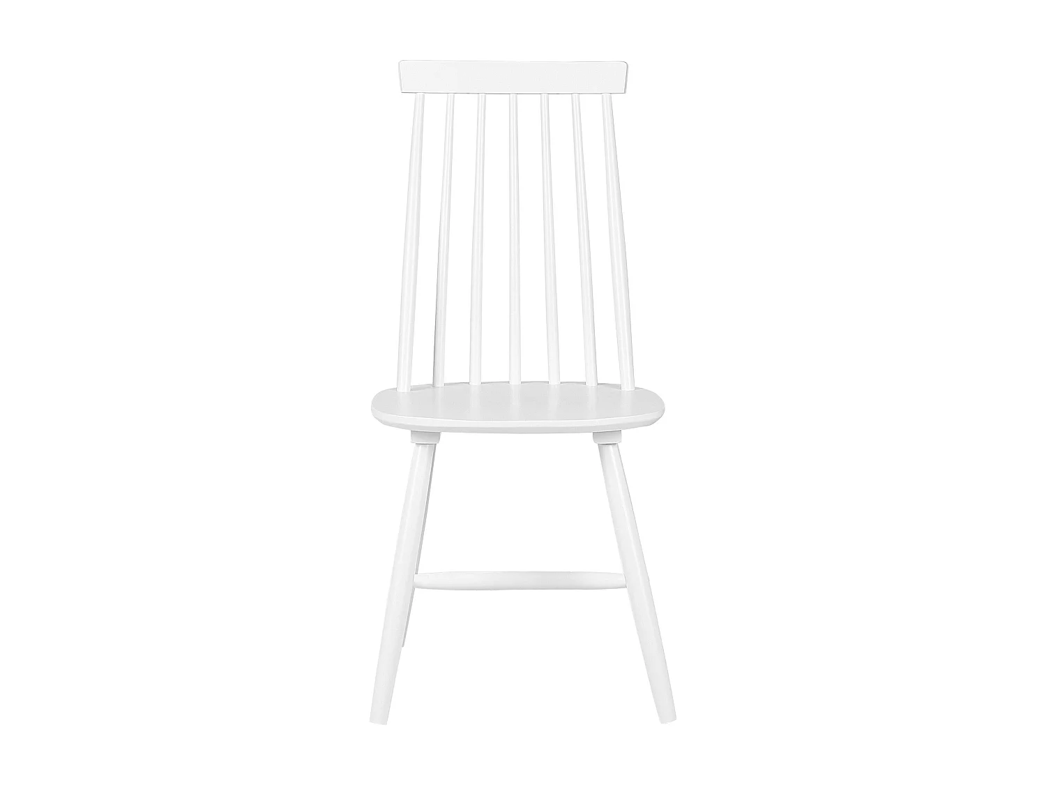 Lot de 2 chaises de salle à manger BURBANK Bois Blanc