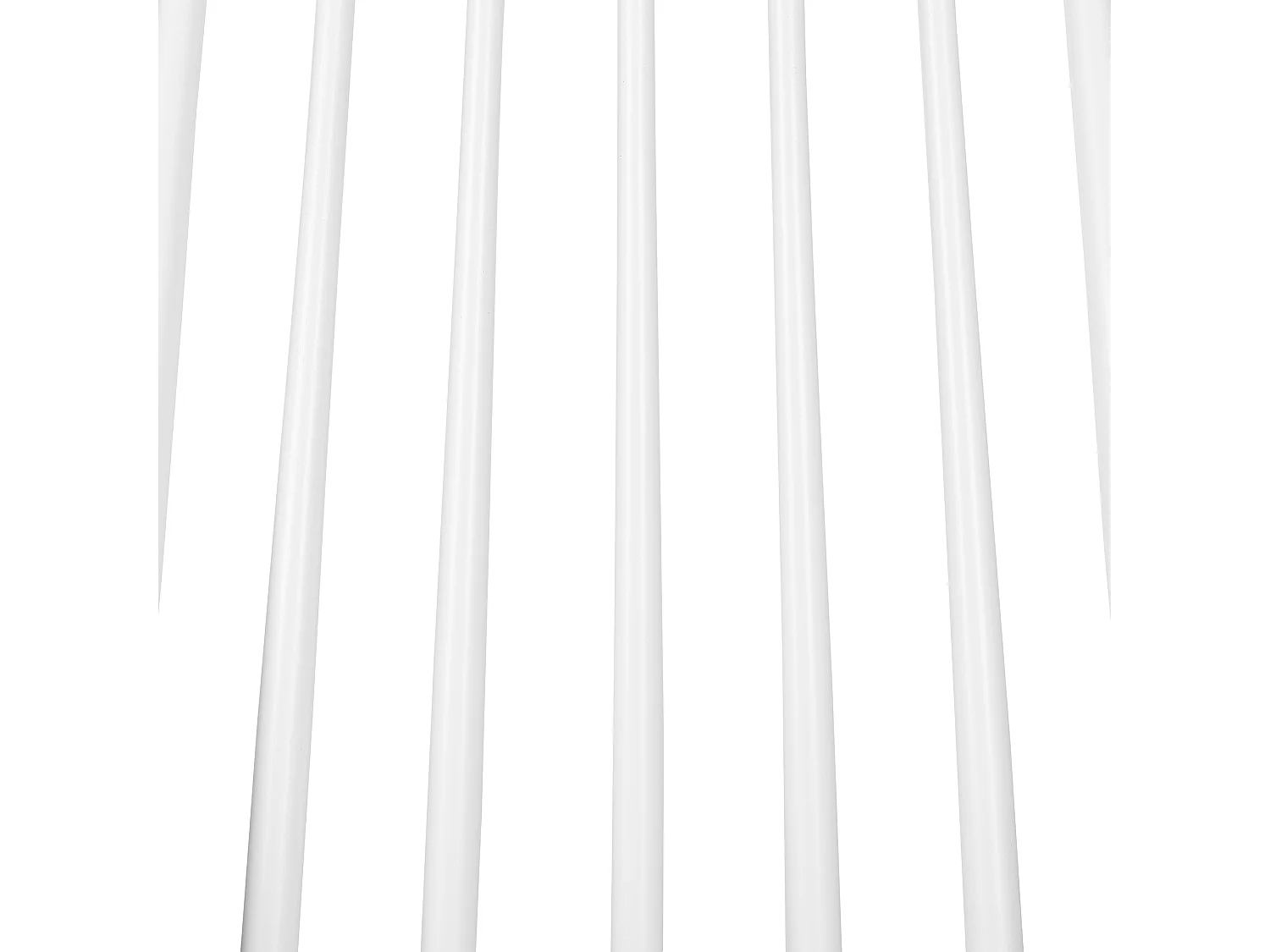 Set van 2 eetkamerstoelen BURBANK Hout Wit