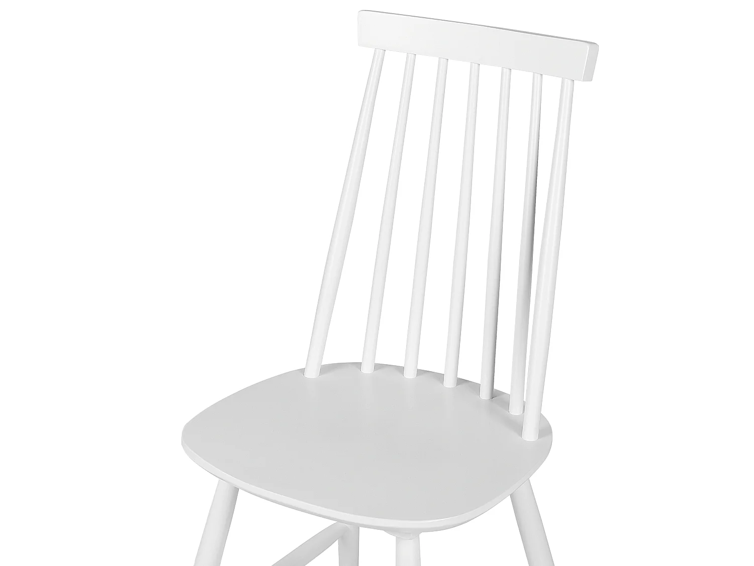 Lot de 2 chaises de salle à manger BURBANK Bois Blanc