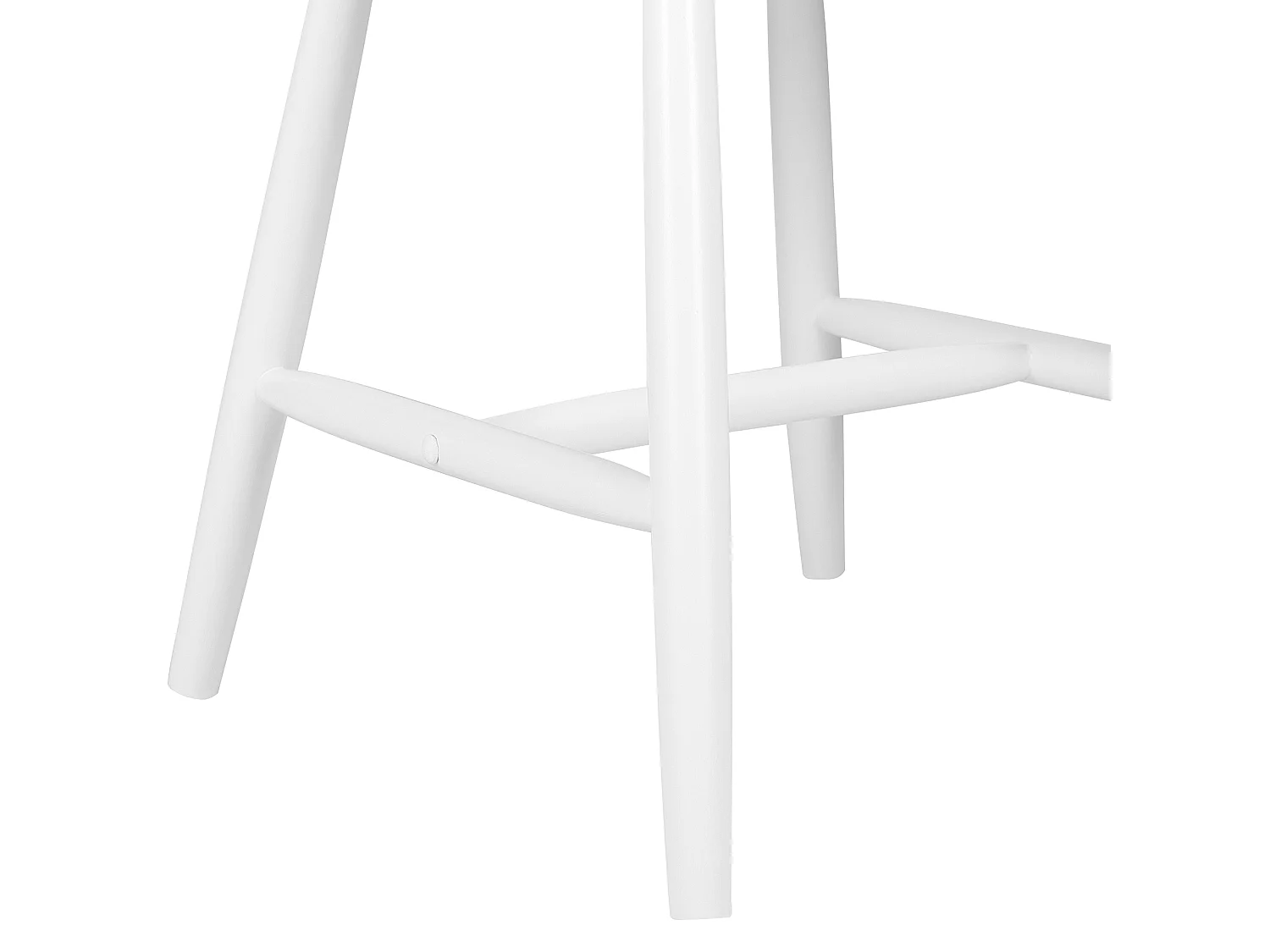 Lot de 2 chaises de salle à manger BURBANK Bois Blanc
