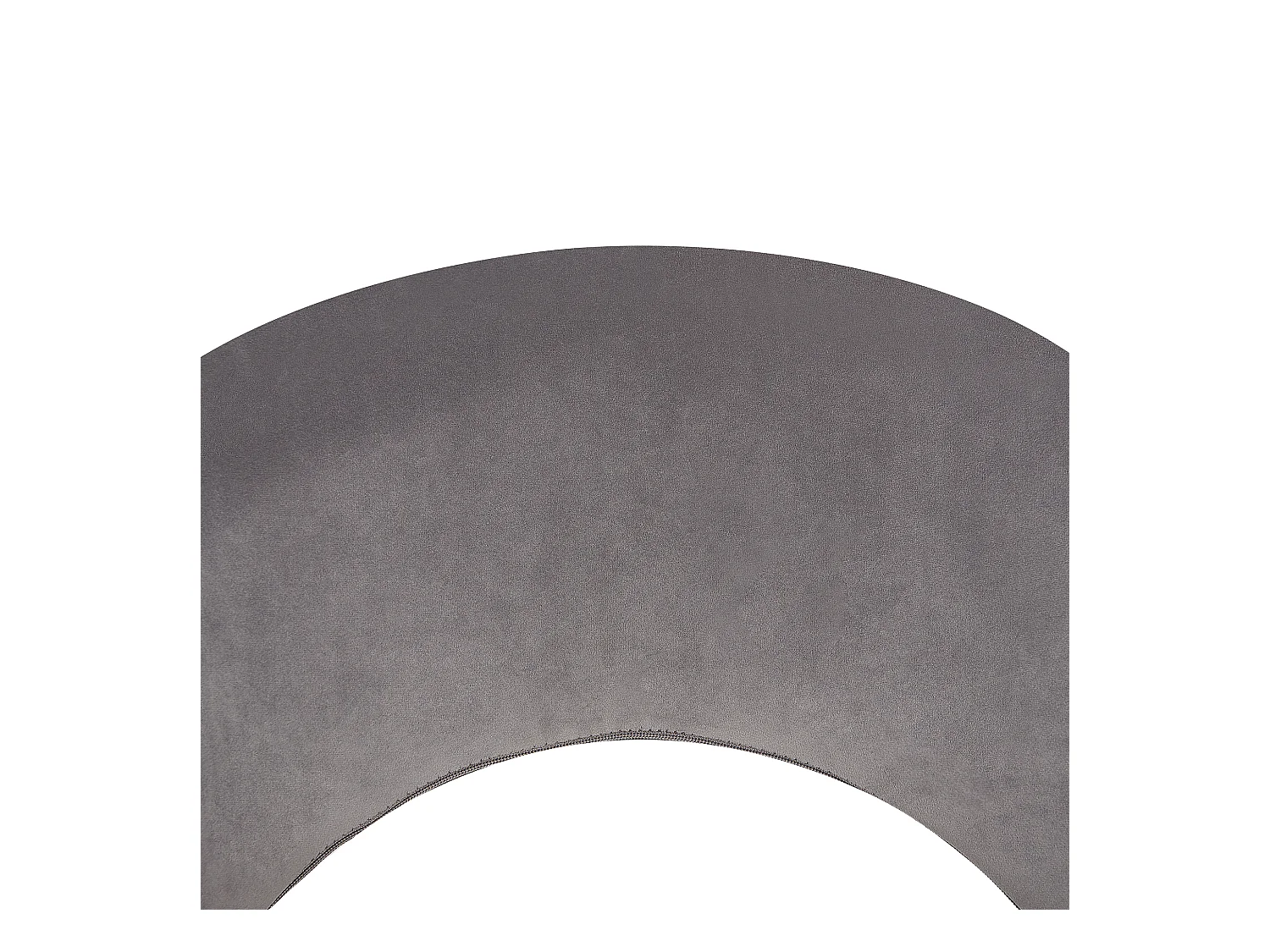 Lot de 2 chaises de salle à manger VIVIAN Velours Gris