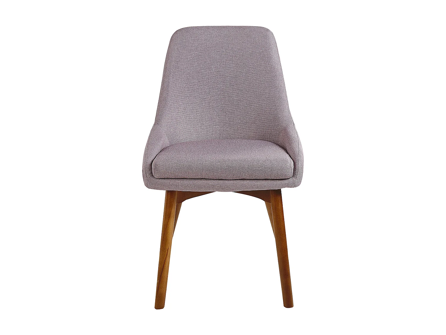 Conjunto de 2 sillas de comedor MELFORT Gris pardo