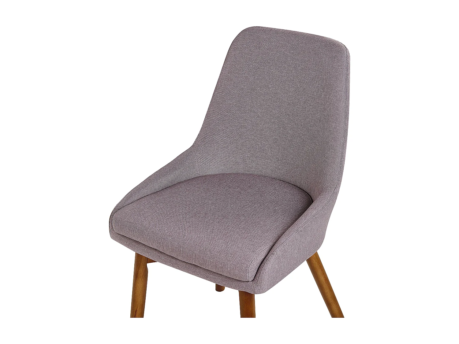 Conjunto de 2 sillas de comedor MELFORT Gris pardo