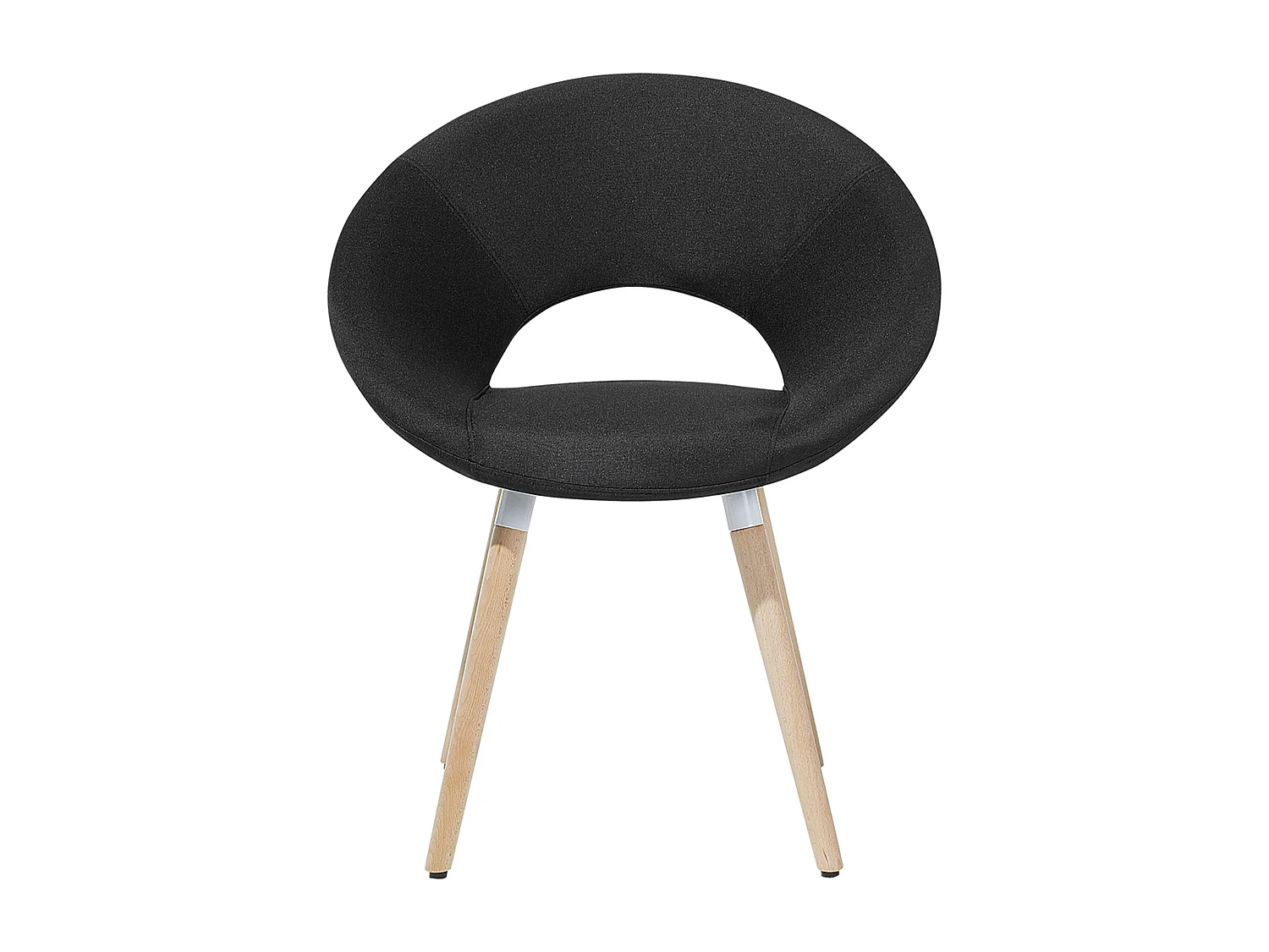 Conjunto de 2 sillas de comedor ROSLYN Negro