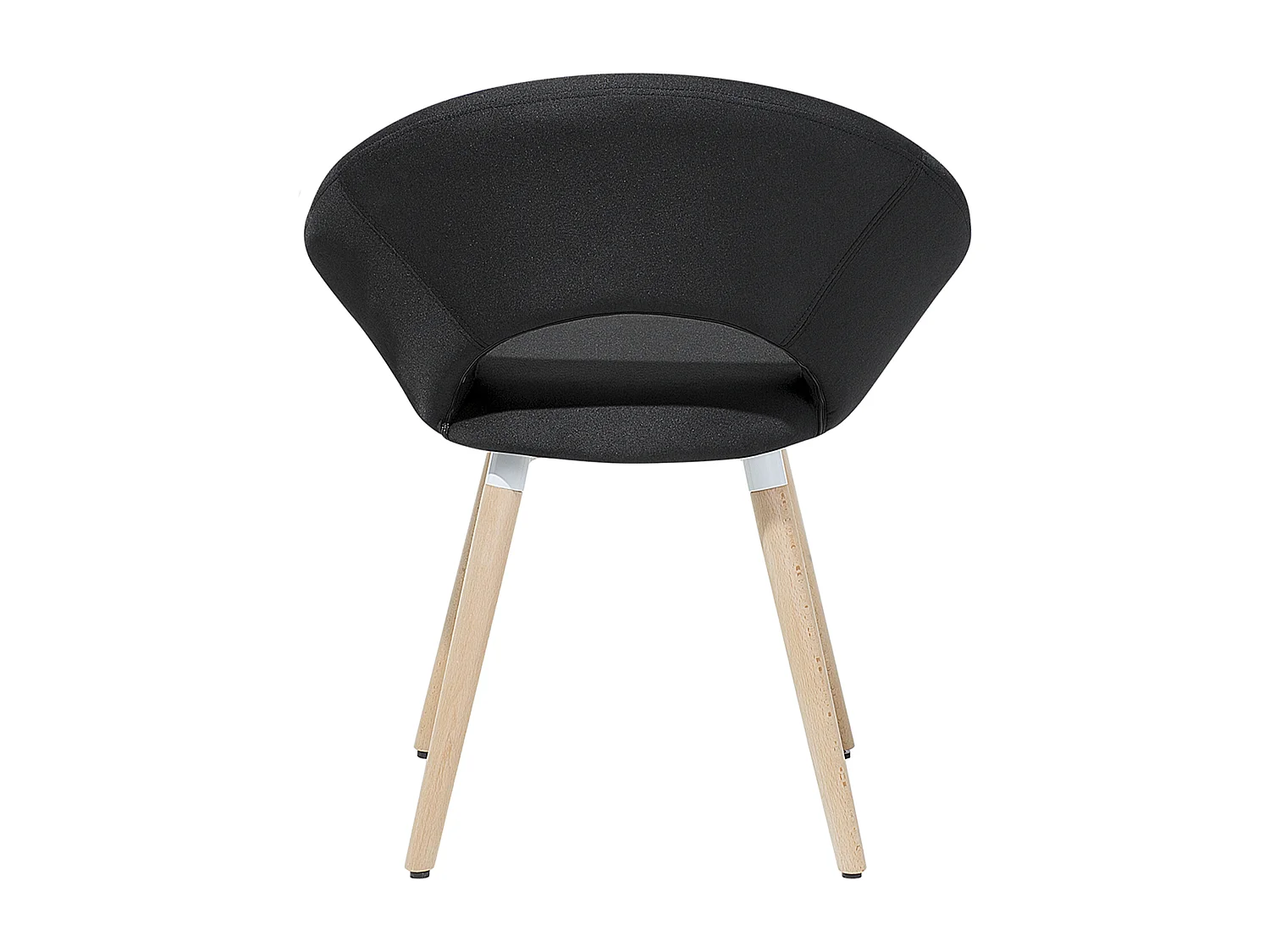 Conjunto de 2 sillas de comedor ROSLYN Negro