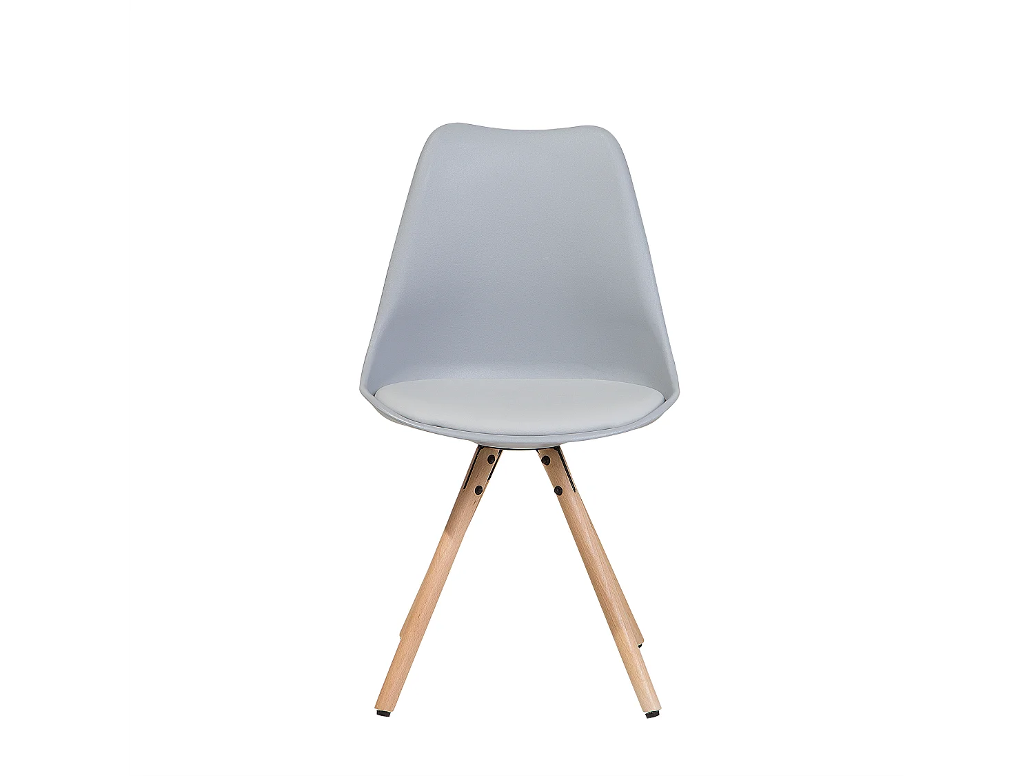 Lot de 2 chaises de salle à manger DAKOTA Gris