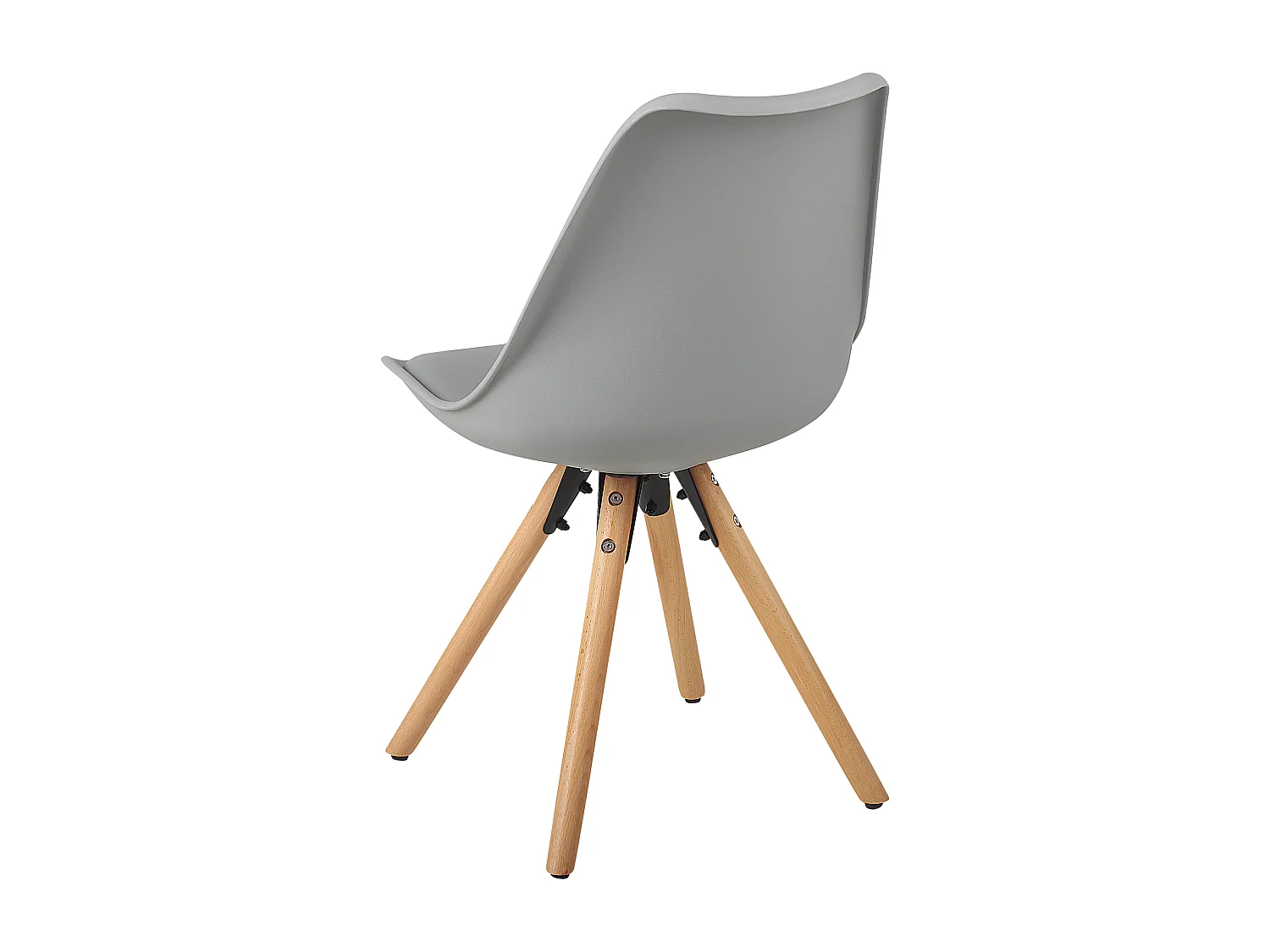 Lot de 2 chaises de salle à manger DAKOTA Gris