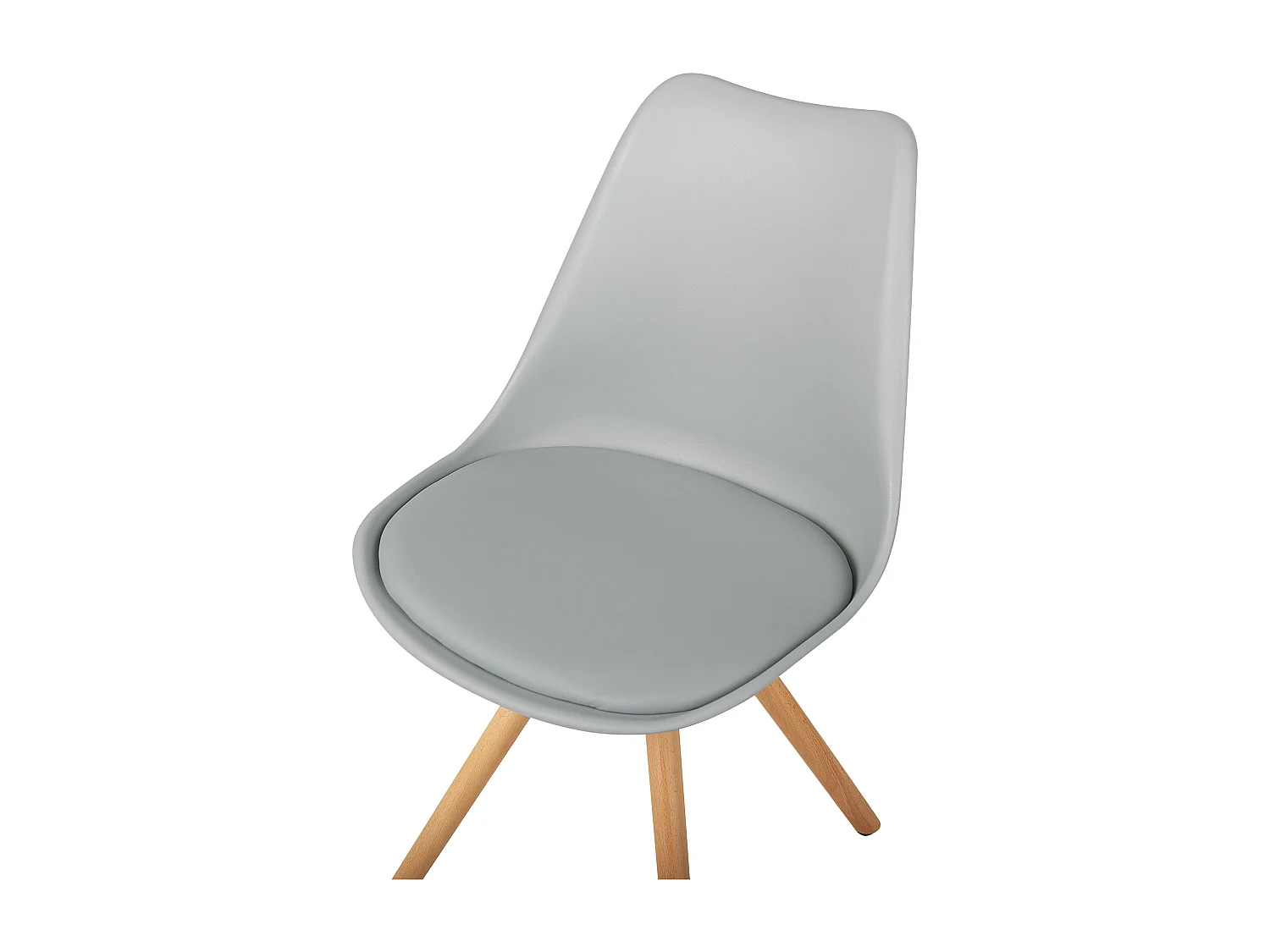 Lot de 2 chaises de salle à manger DAKOTA Gris