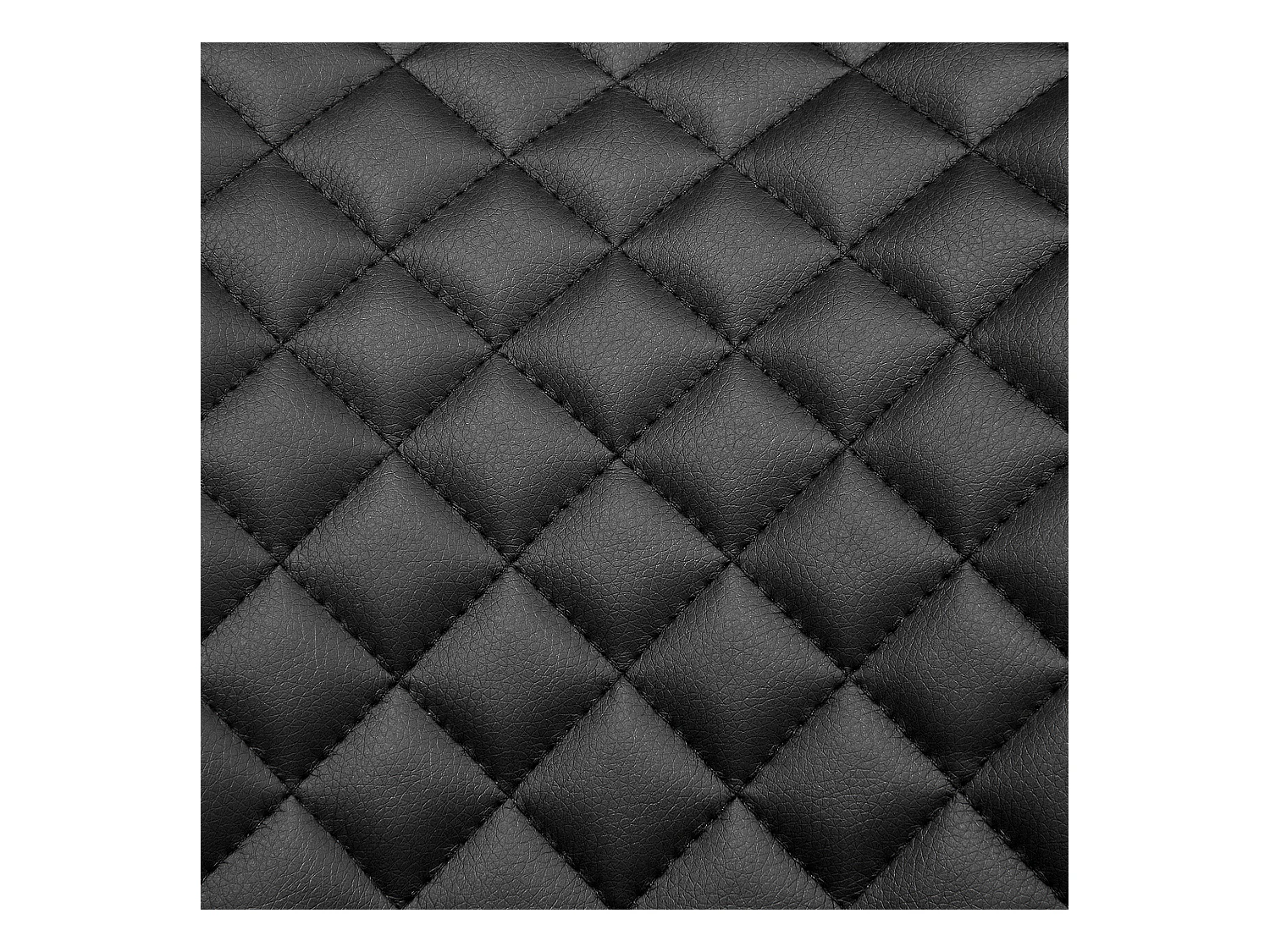 Esszimmerstuhl 2er Set SOLANO Kunstleder Schwarz