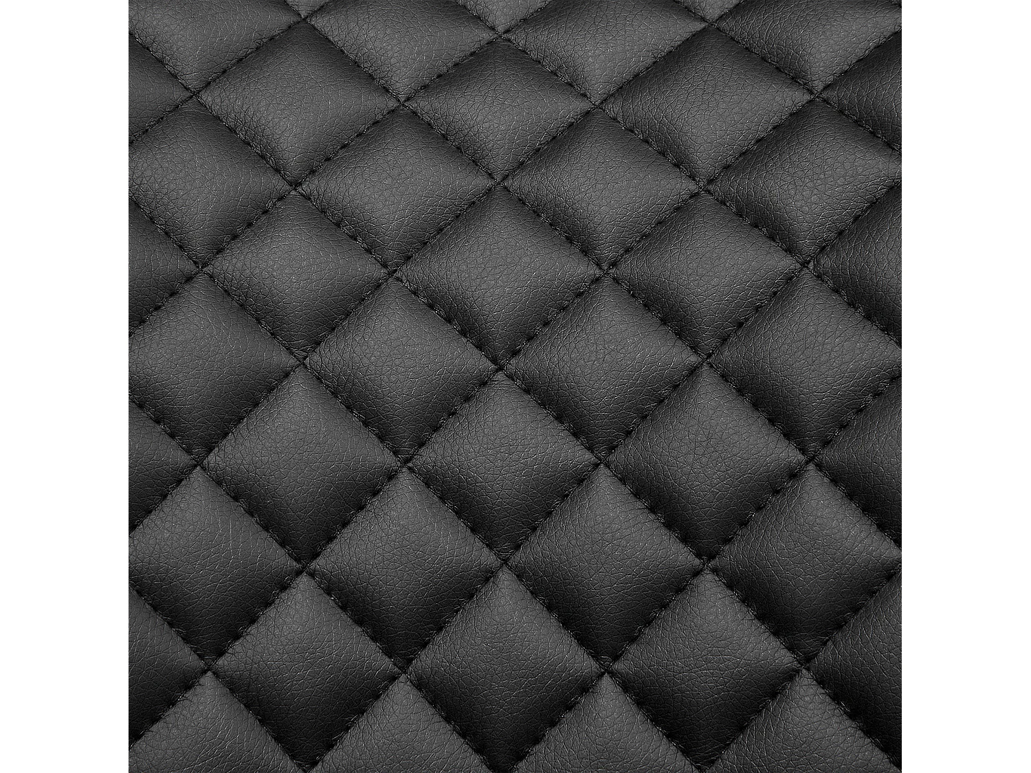 Lot de 2 chaises de salle à manger SOLANO Cuir PU Noir