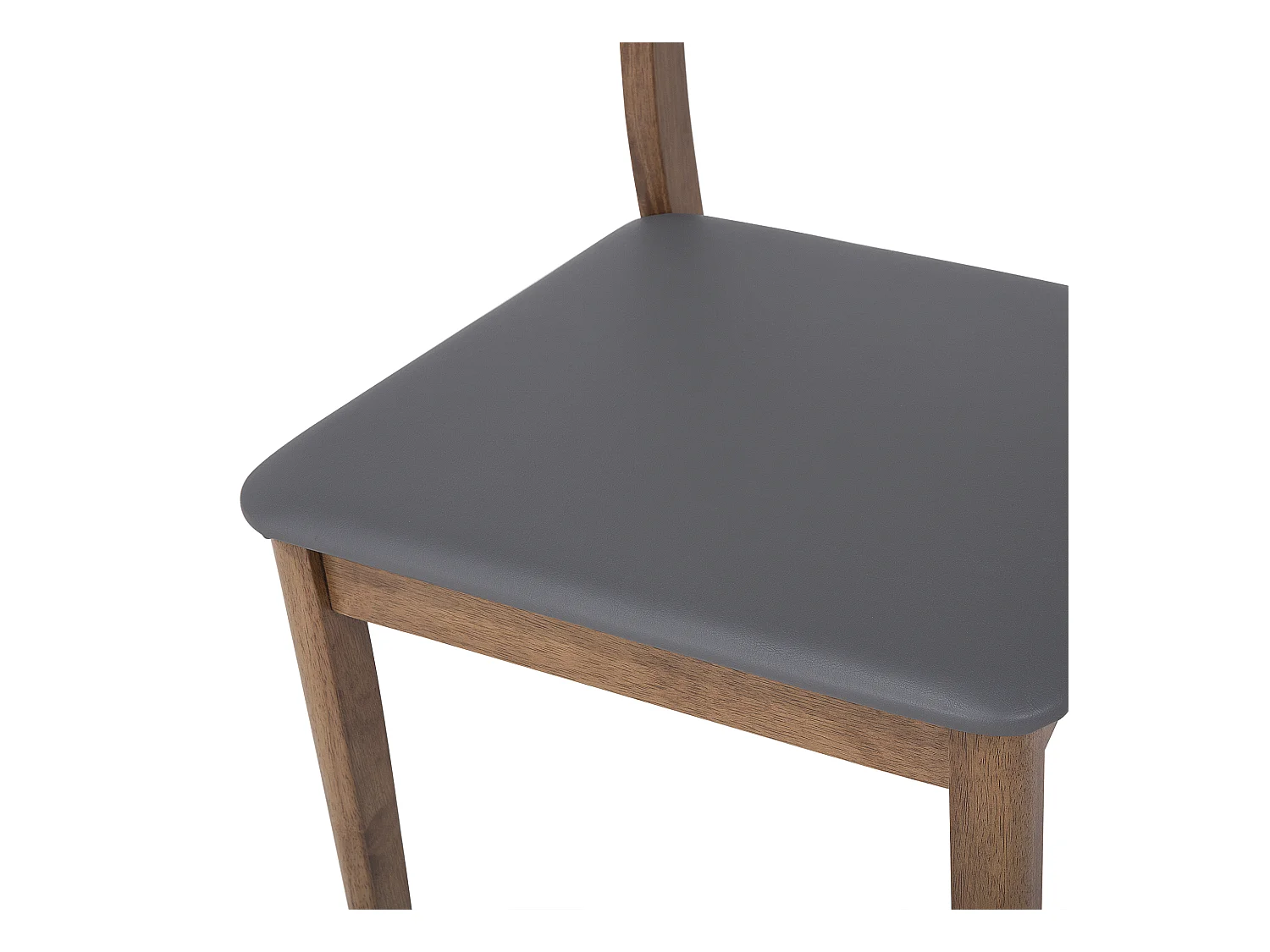 Conjunto de 2 sillas de comedor MODESTO Madera Gris