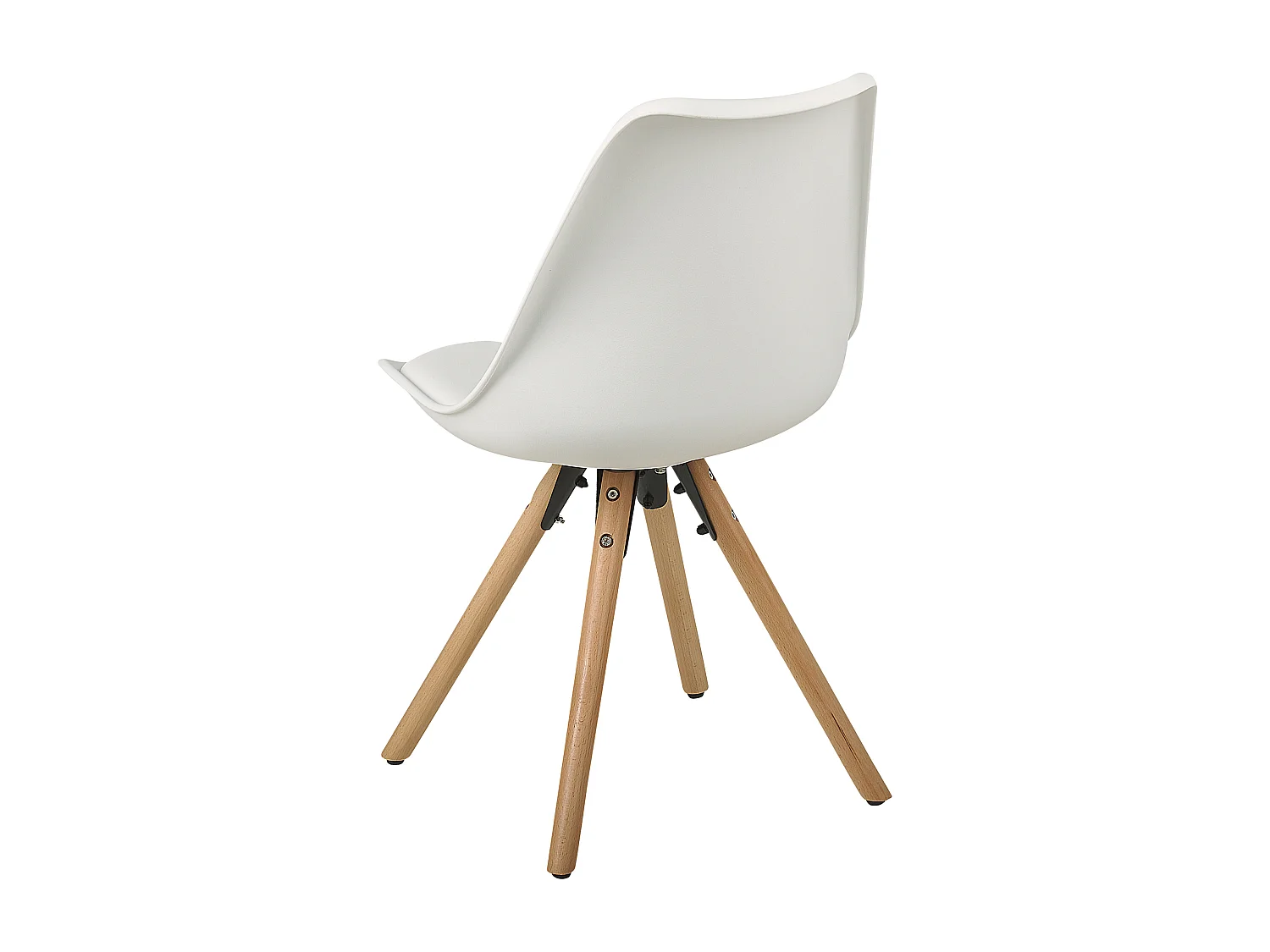 Esszimmerstuhl 2er Set Kunstleder in Weiß Küchenstühle Moderne Essstühle Dakota