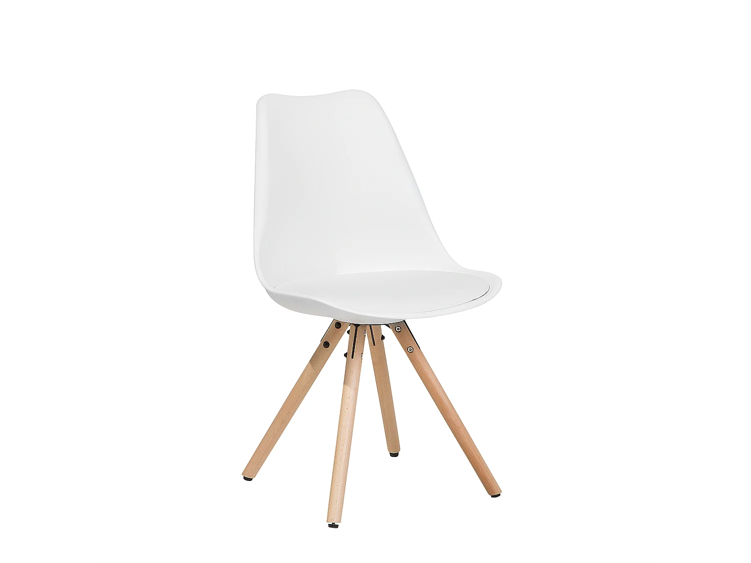 Lot de 2 chaises de salle à manger DAKOTA Blanc